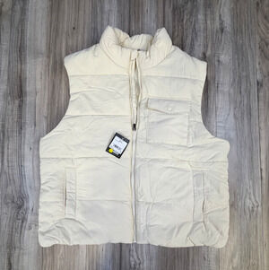 DSG Lifestyle Vest Light Sand Puffer Sleeveless Water Repellent Mens XXL NEW